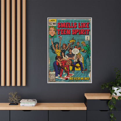 Nirvana - Smells Like Teen Spirit -  Gallery Canvas Wraps, Vertical Frame