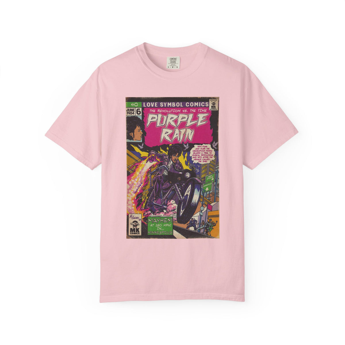 Purple Rain - Unisex Garment-Dyed T-shirt