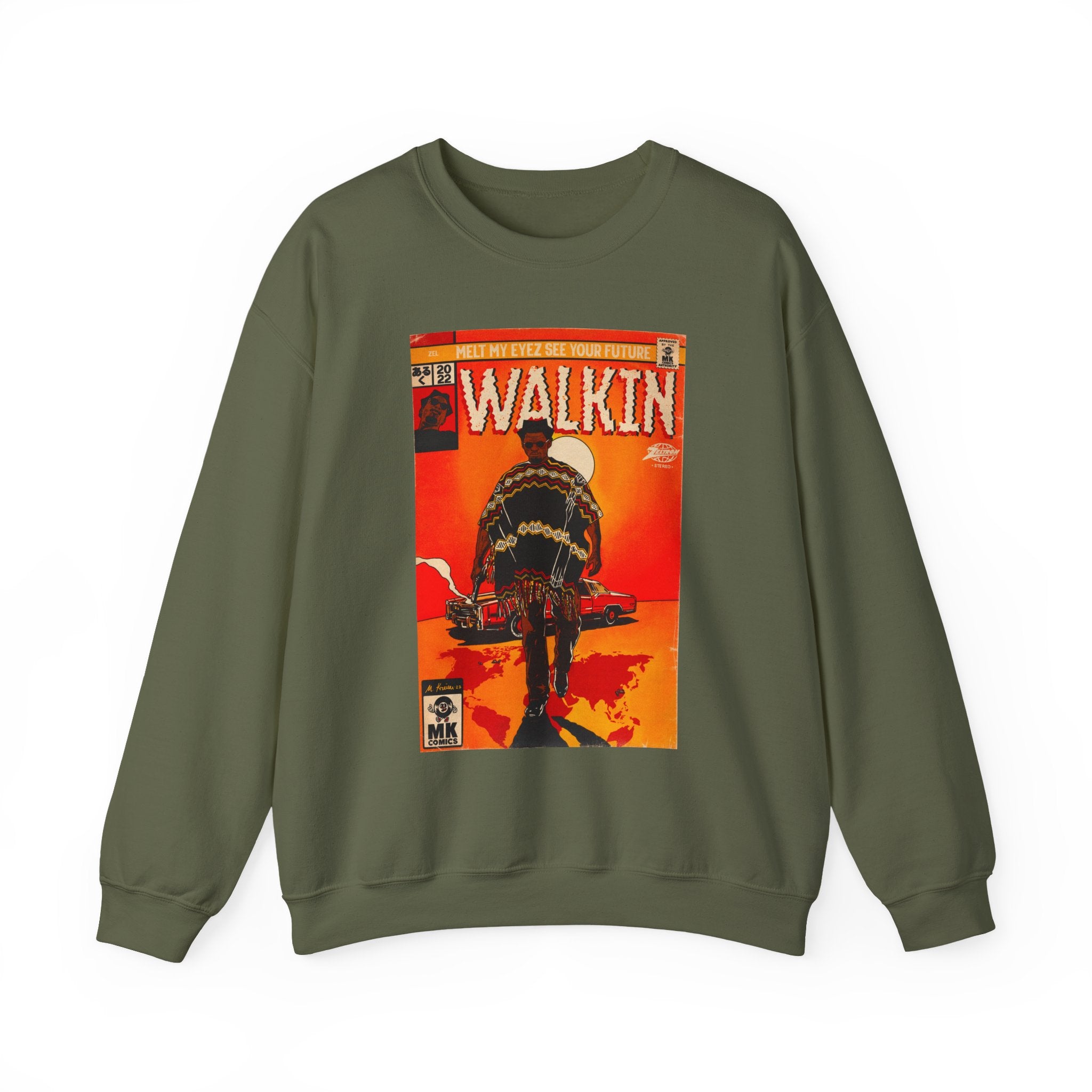 Walkin - Unisex Heavy Blend™ Crewneck Sweatshirt