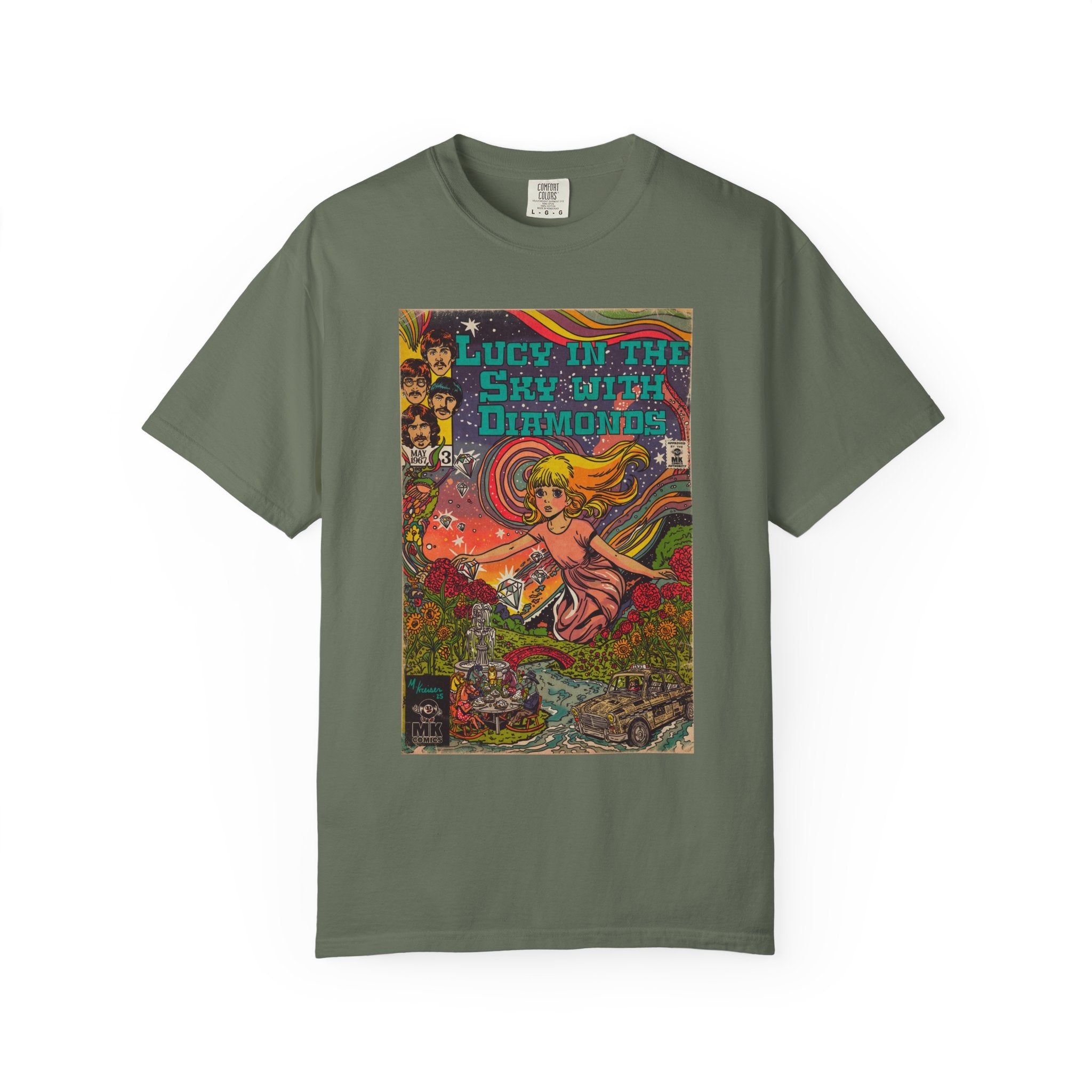 Lucy in the Sky with Diamonds - Unisex Comfort Colors T-shirt