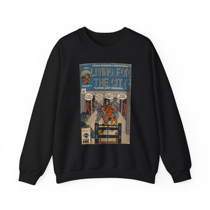 Stevie Wonder - Living For The City - Unisex Heavy Blend™ Crewneck Sweatshirt