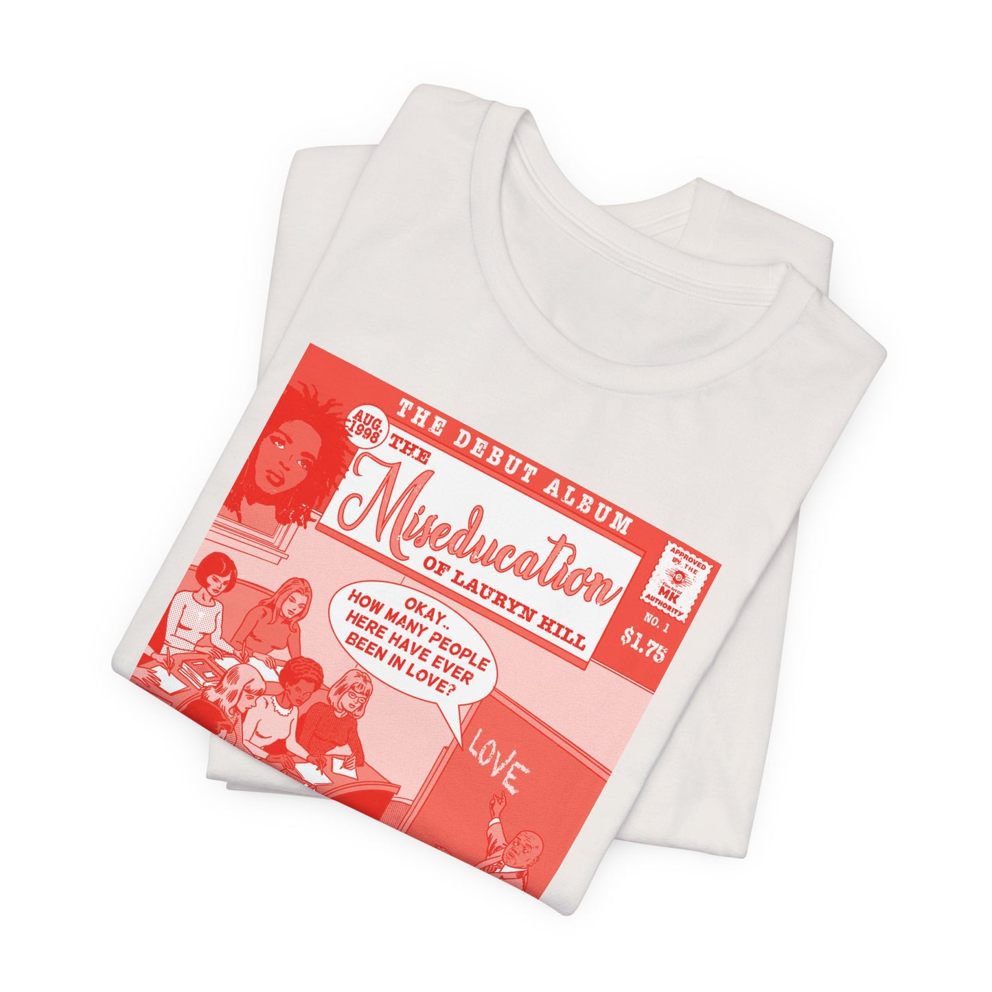 The Miseducation of Lauryn Hill.. - RED VARIANT - Unisex Jersey Short Sleeve Tee