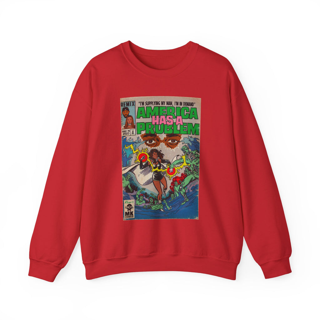America Has a Problem - Unisex Heavy Blend™ Crewneck Sweatshirt