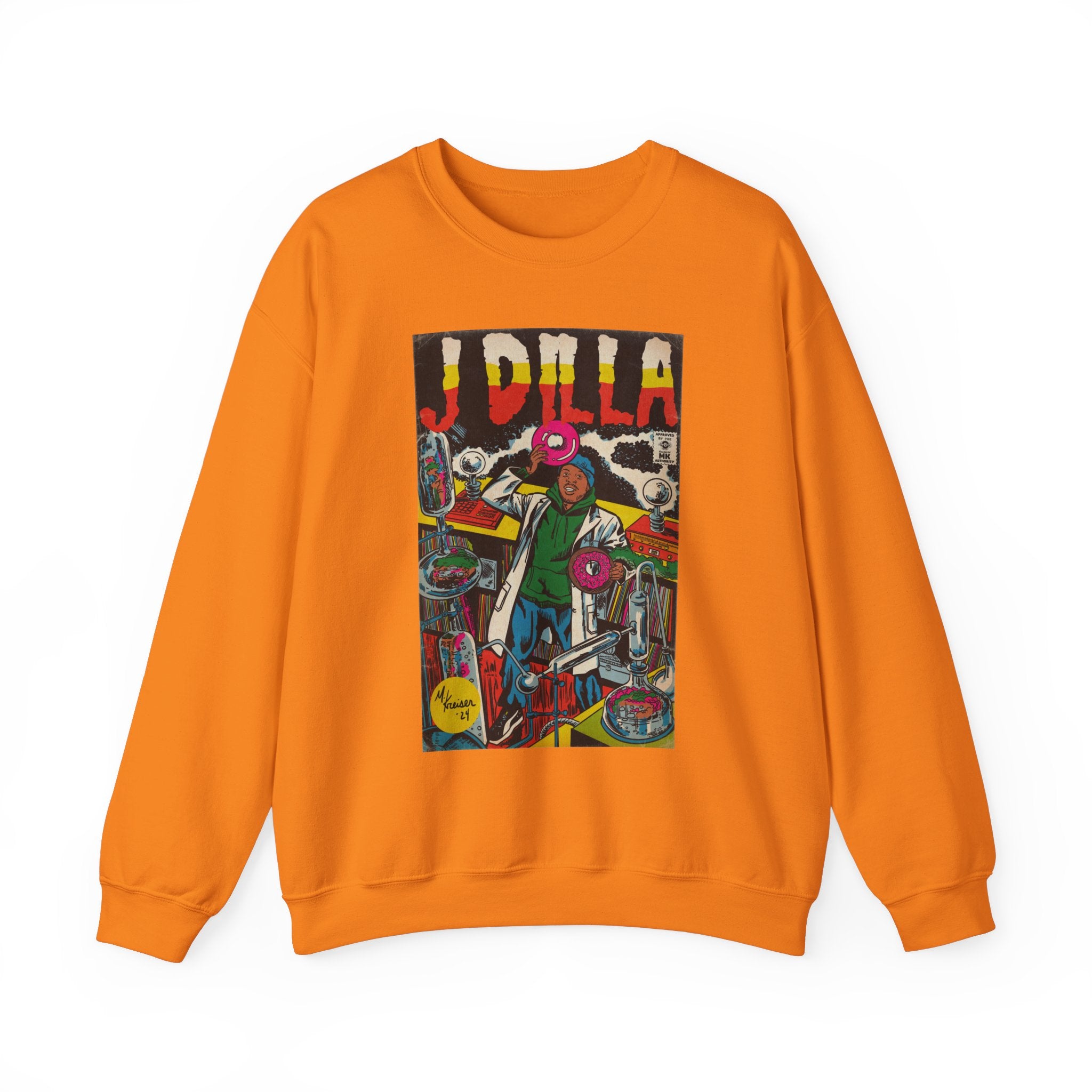Dilla - Comic Book Art - Unisex Heavy Blend™ Crewneck Sweatshirt