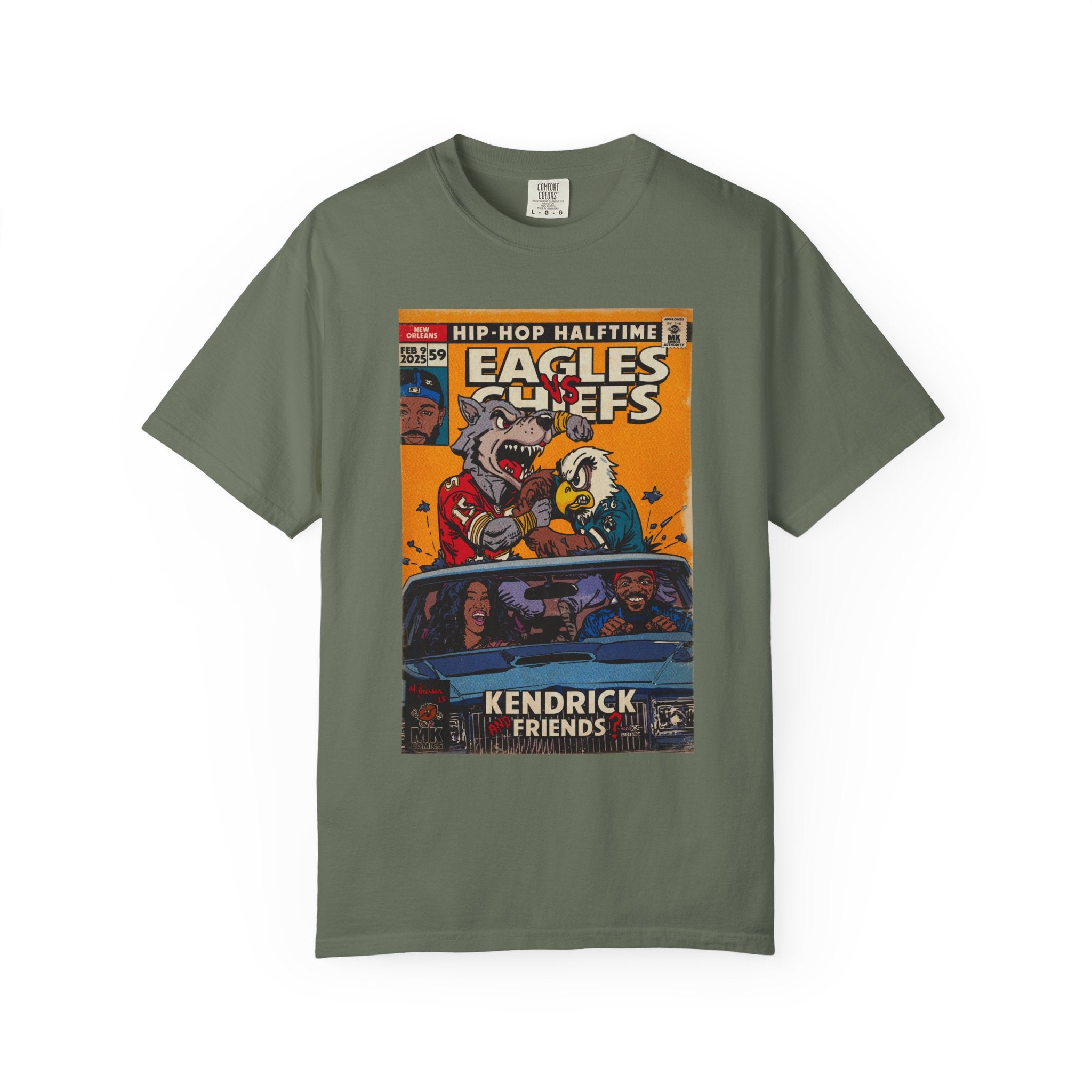 2025 Halftime - Eagles vs Chiefs -  Unisex Comfort Colors T-shirt