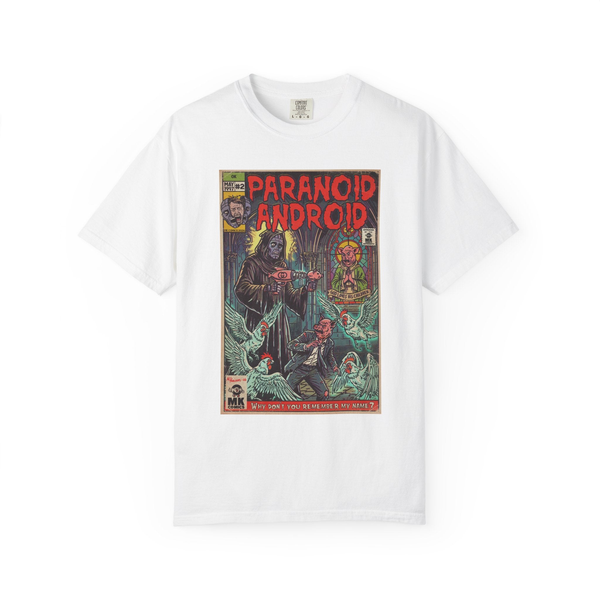 Paranoid Android - Unisex Comfort Colors T-shirt
