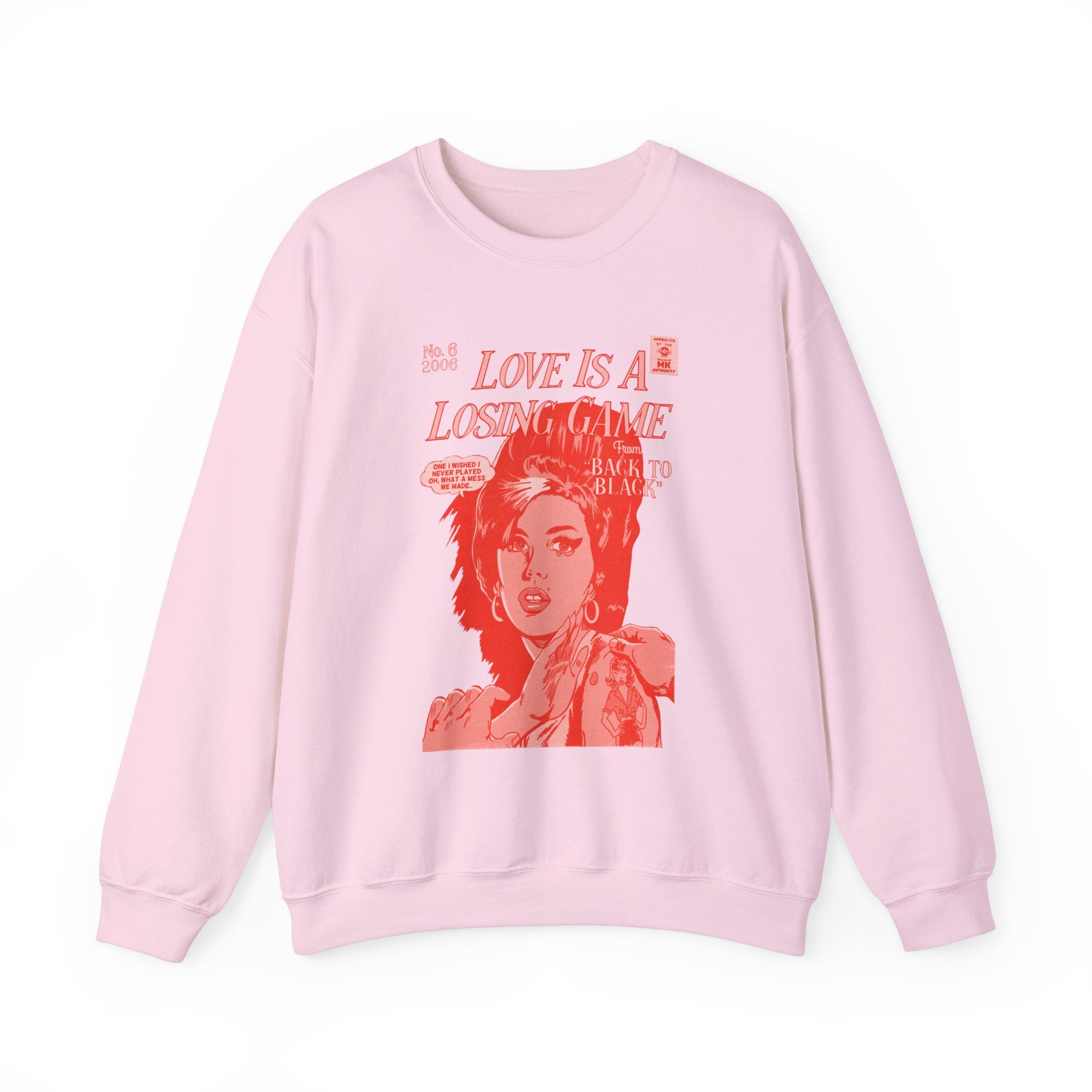 Love is a Losing Game - RED VARIANT - Unisex Heavy Blend™ Crewneck Sweatshirt