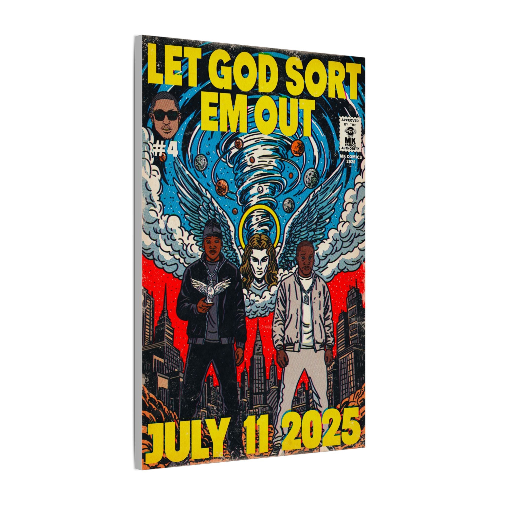 Let God Sort Em Out - Matte Canvas, Stretched, 0.75" (Multi-Size)