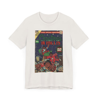 Christmas In Hollis - Hip Hop Comic Art - Unisex Jersey Short Sleeve Tee