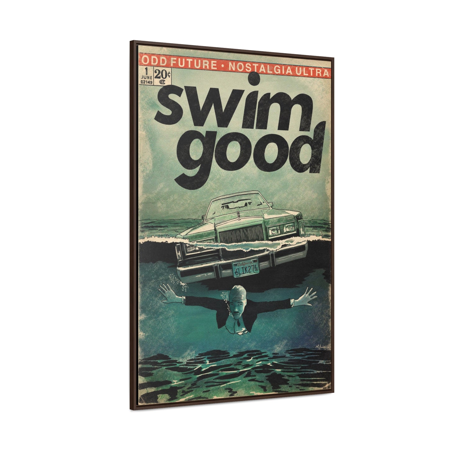 Frank Ocean - Swim Good - Gallery Canvas Wraps, Vertical Frame