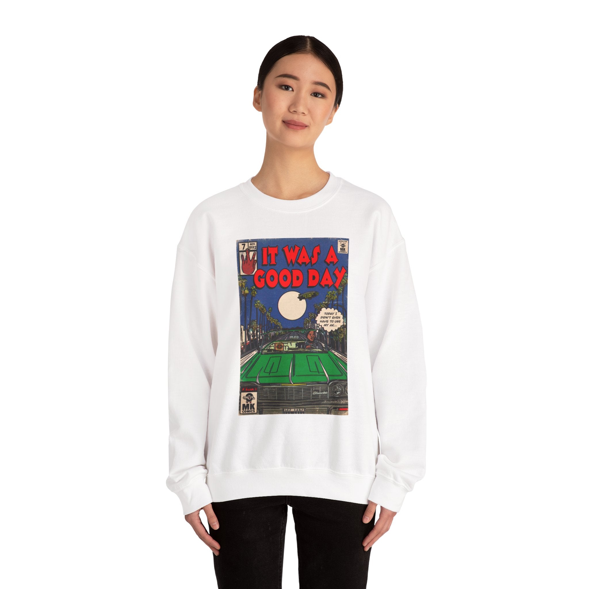 It Was a Good Day - Unisex Heavy Blend™ Crewneck Sweatshirt