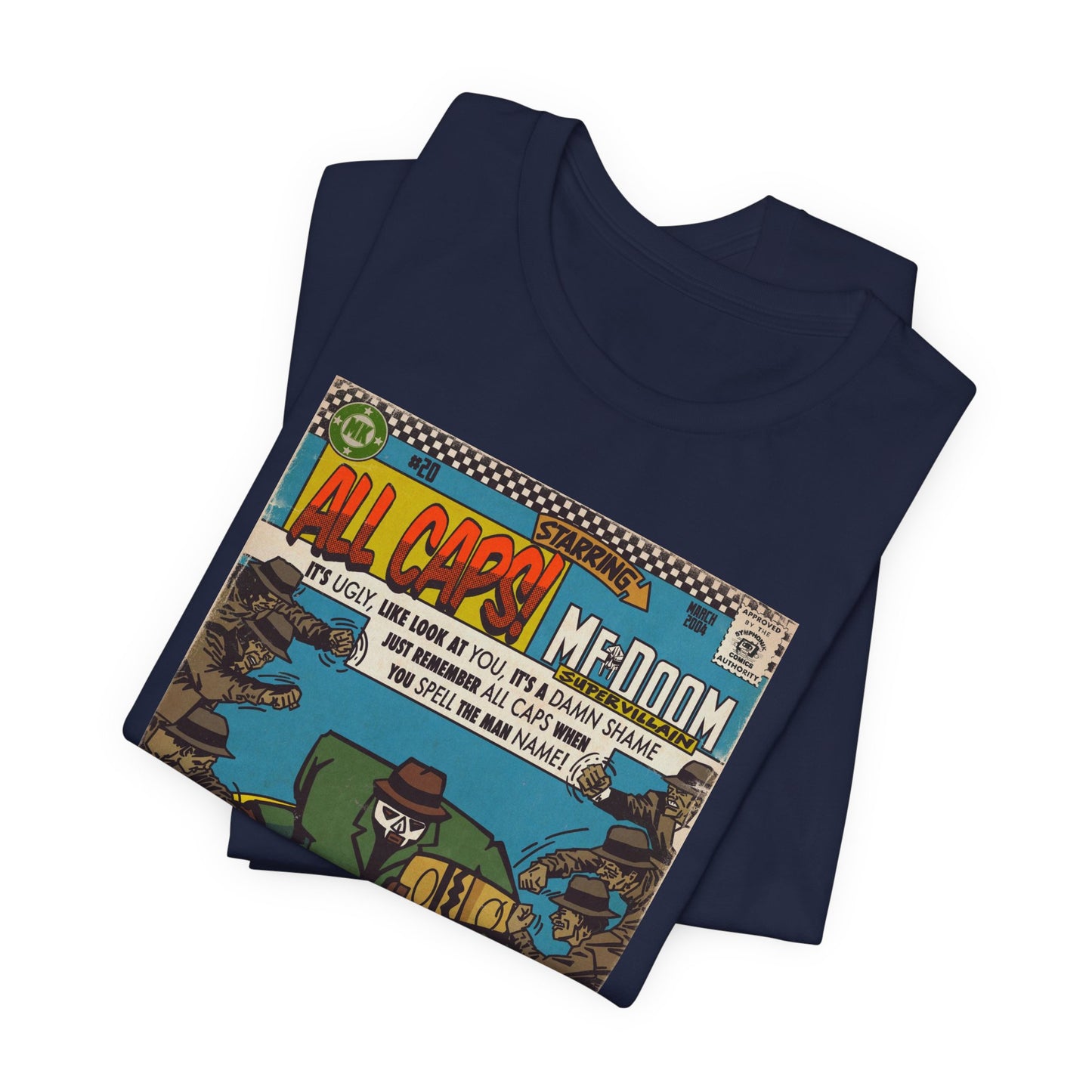 DOOM - All Caps - Unisex Jersey Short Sleeve Tee