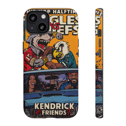 Kendrick & SZA - 2025 Halftime - Eagles vs Chiefs - Tough Phone Cases
