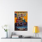 2025 Halftime - Eagles vs Chiefs - Matte Vertical Posters
