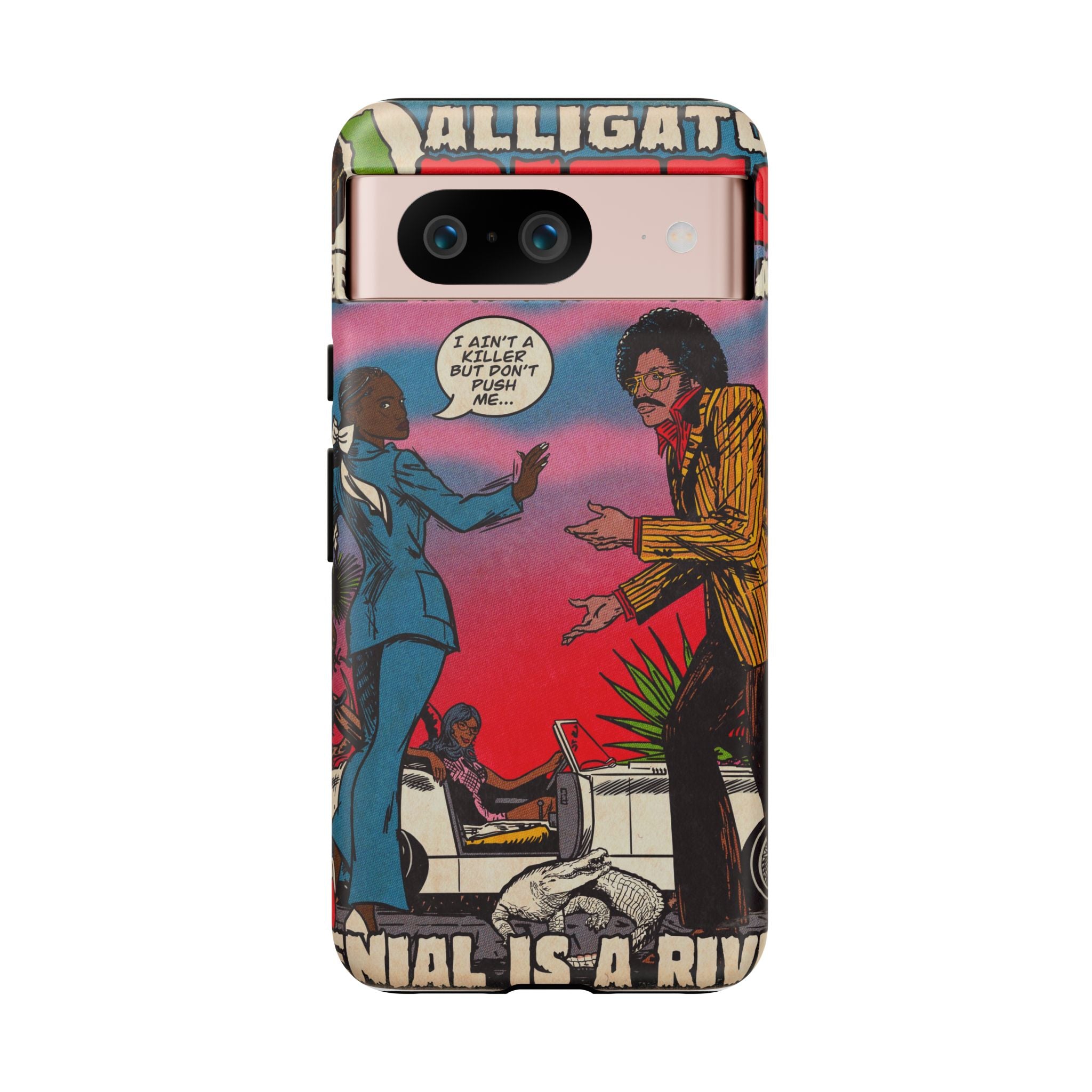 Denial is a River - Alligator Bites - Tough Phone Cases