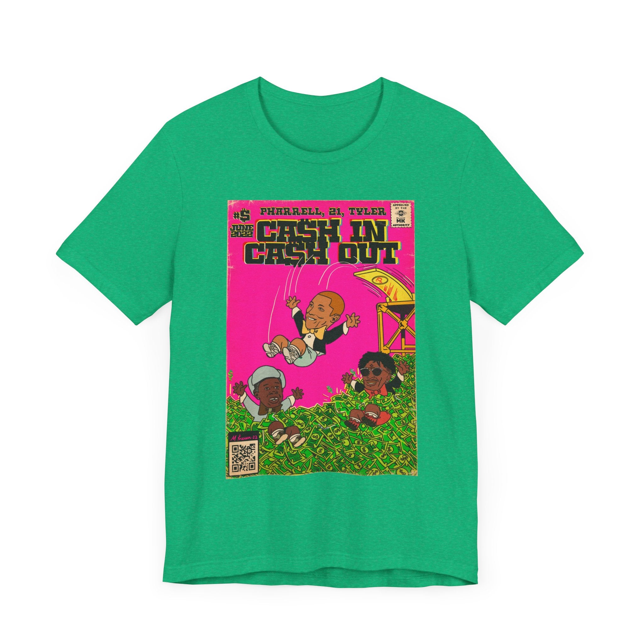 Cash In Cash Out - Unisex Jersey Short Sleeve Tee