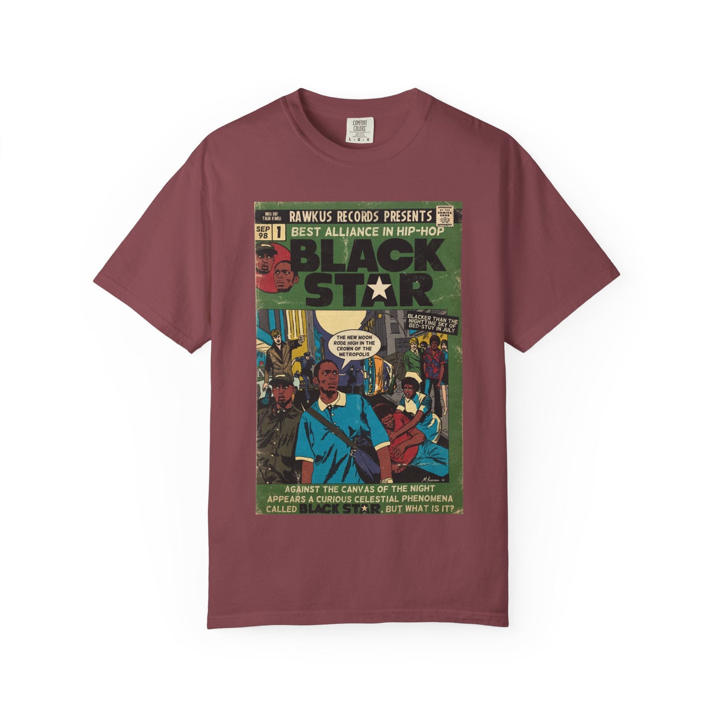 Mos Def & Talib Kweli - Black Star - Unisex Comfort Colors T-shirt