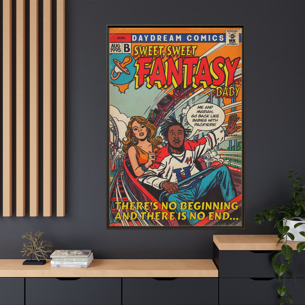 Fantasy Remix - Matte Canvas, Framed (Multi-color)