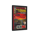 Be Quiet and Drive - Matte Canvas, Framed (Multi-color)