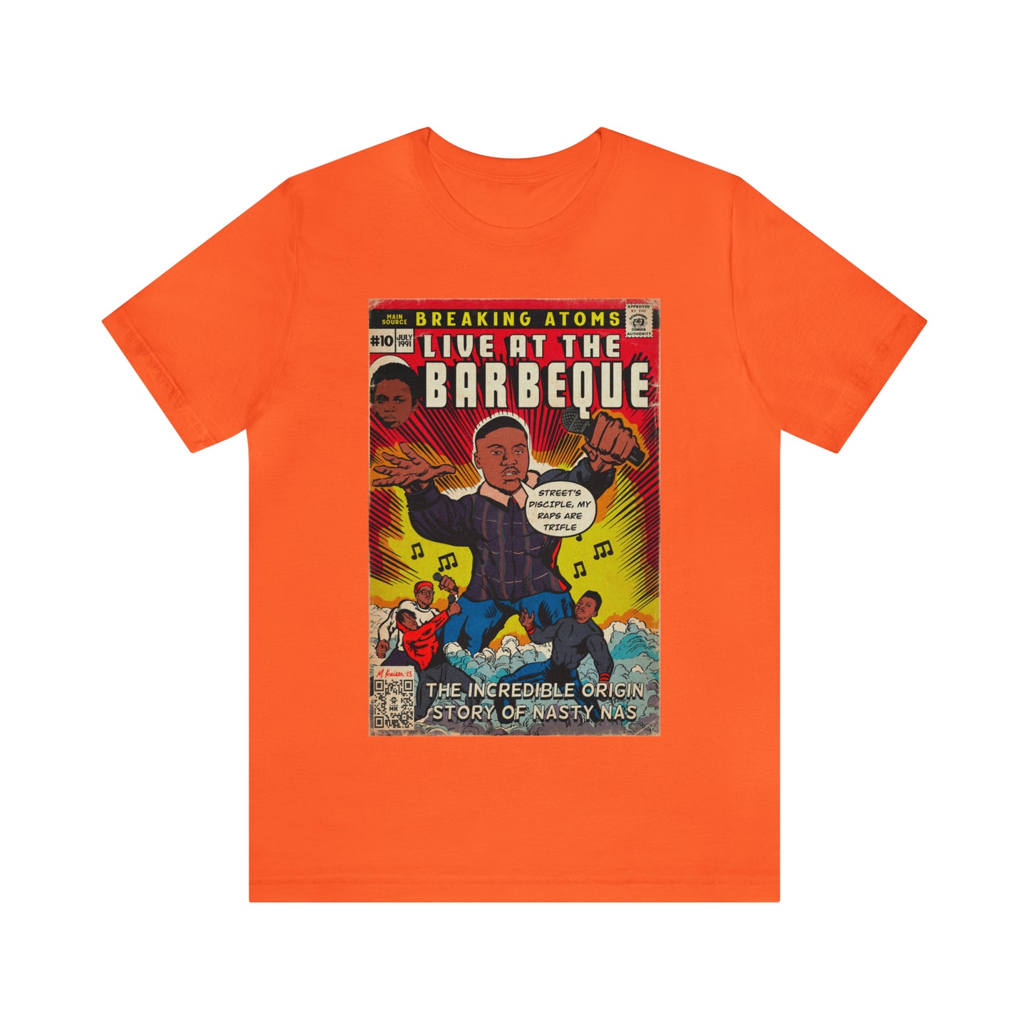 Main Source & Nas - Live at the Barbeque - Unisex Jersey Short Sleeve Tee