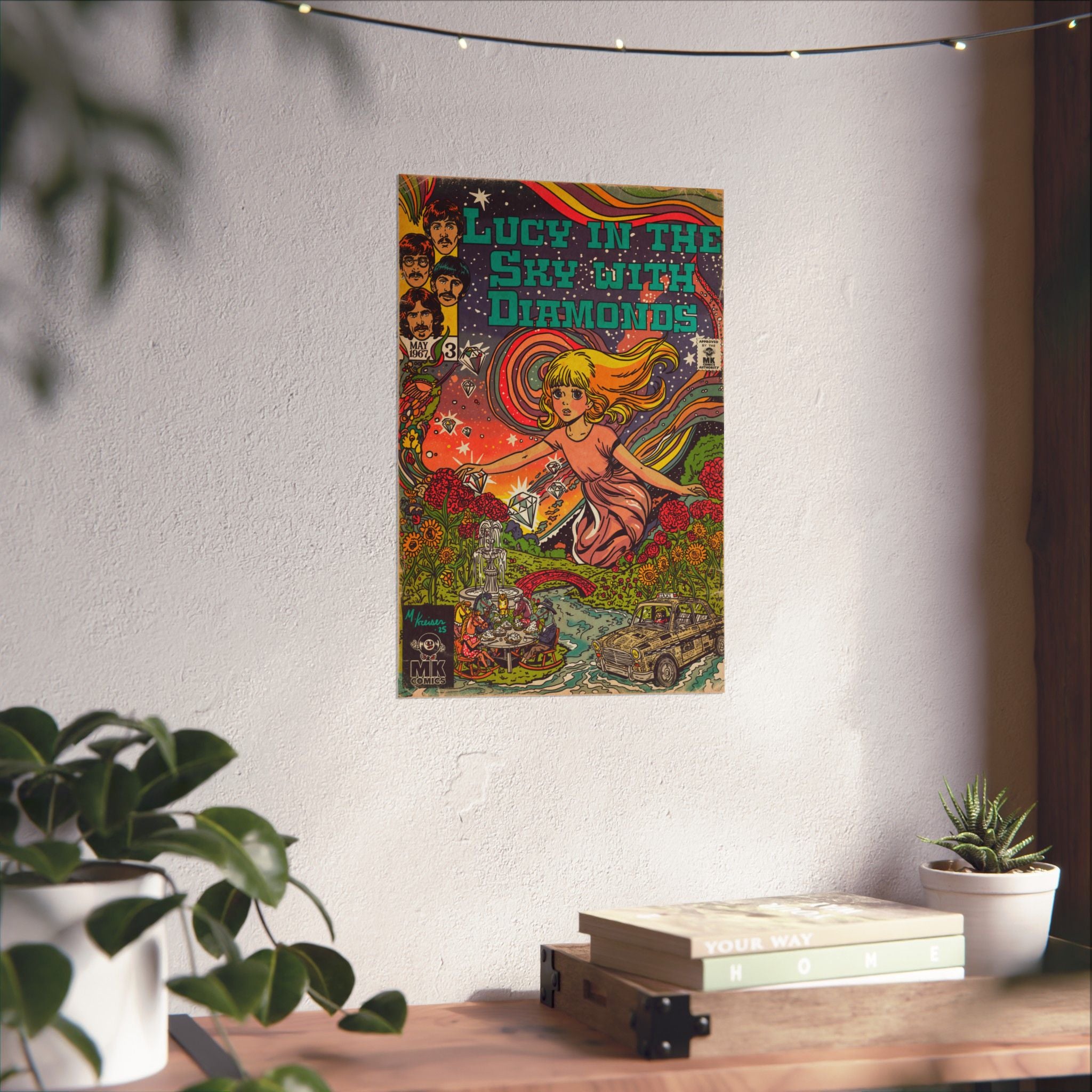 Lucy in the Sky with Diamonds - Matte Vertical Posters