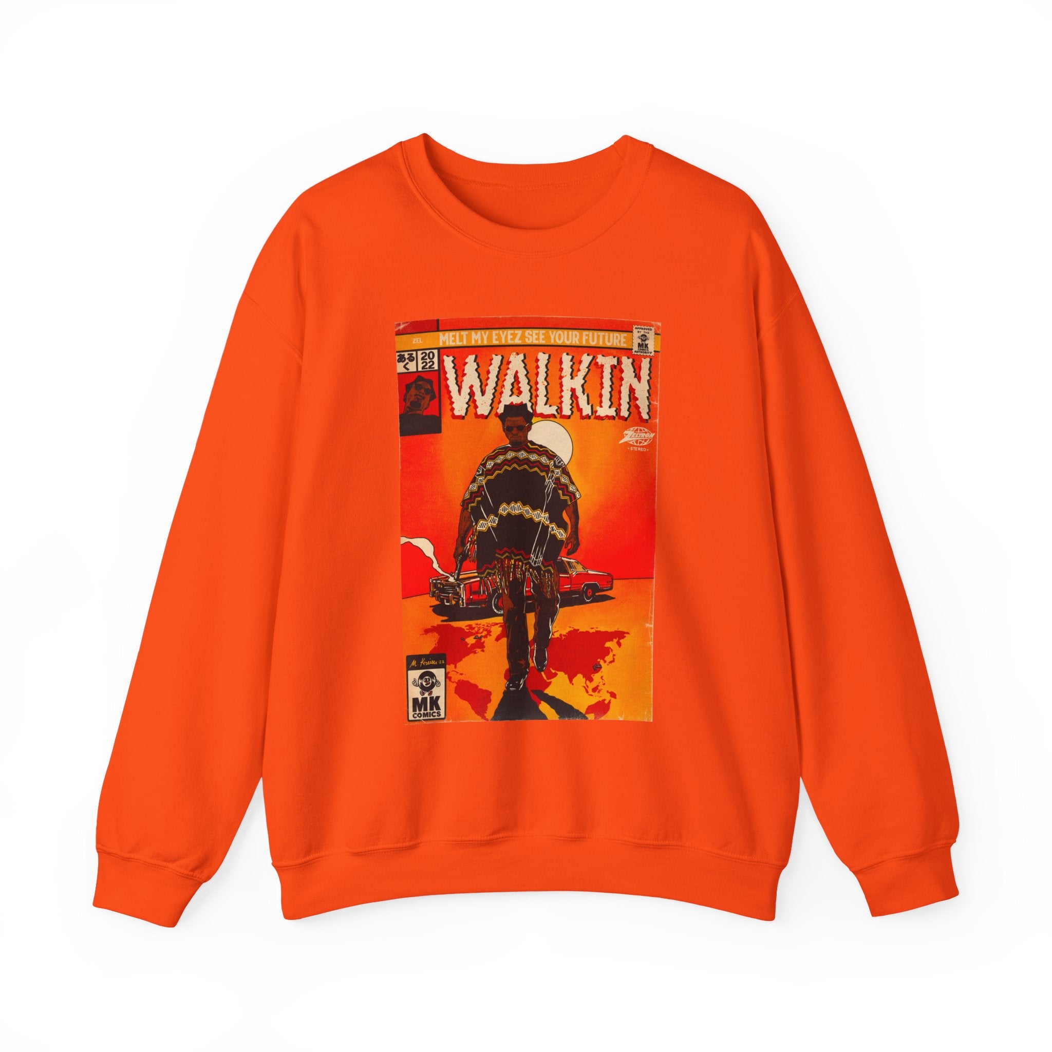 Walkin - Unisex Heavy Blend™ Crewneck Sweatshirt