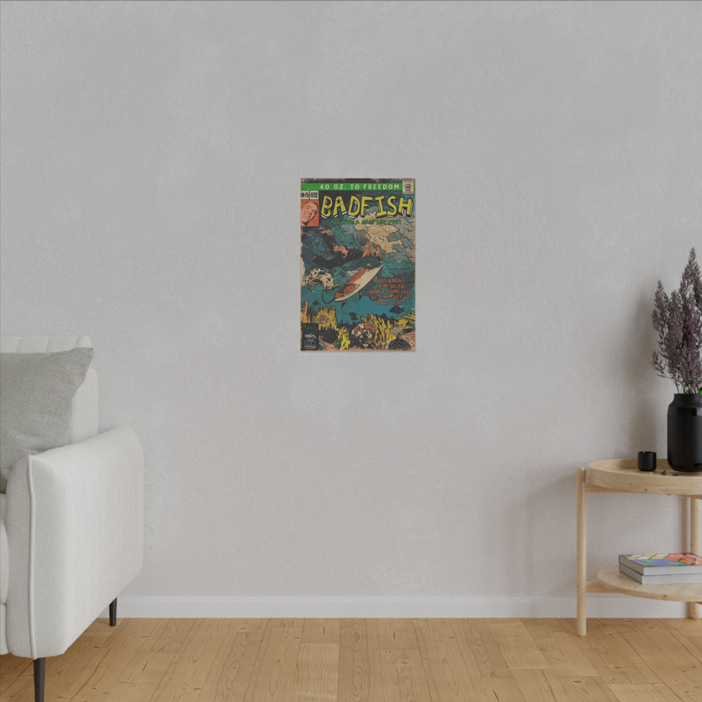 Badfish - Matte Canvas, Stretched, 0.75"