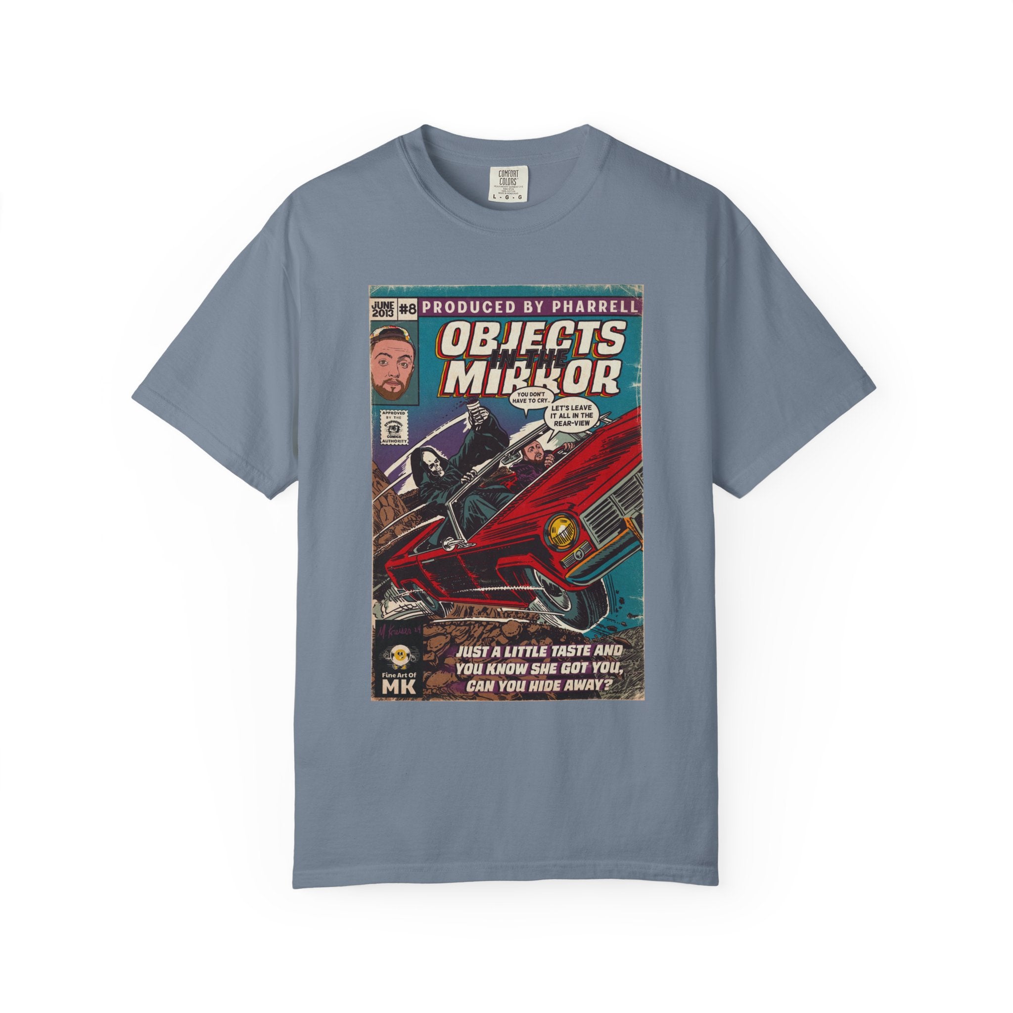 Objects in the Mirror - Unisex Comfort Colors T-shirt