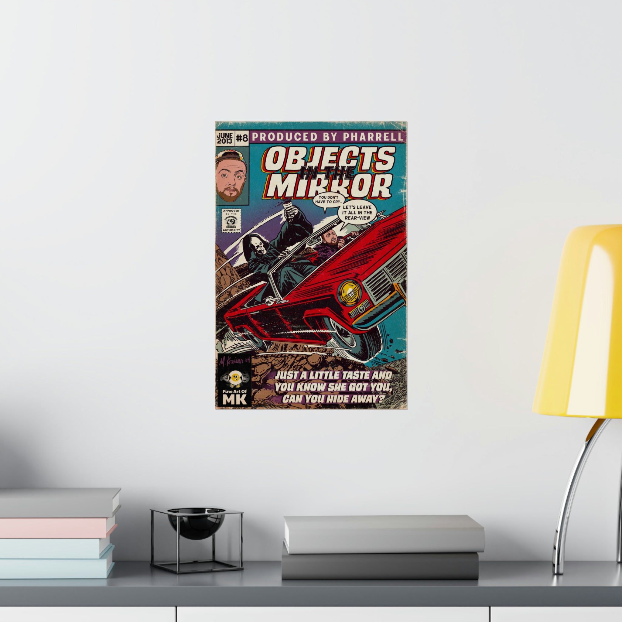 Objects in the Mirror - Matte Vertical Posters