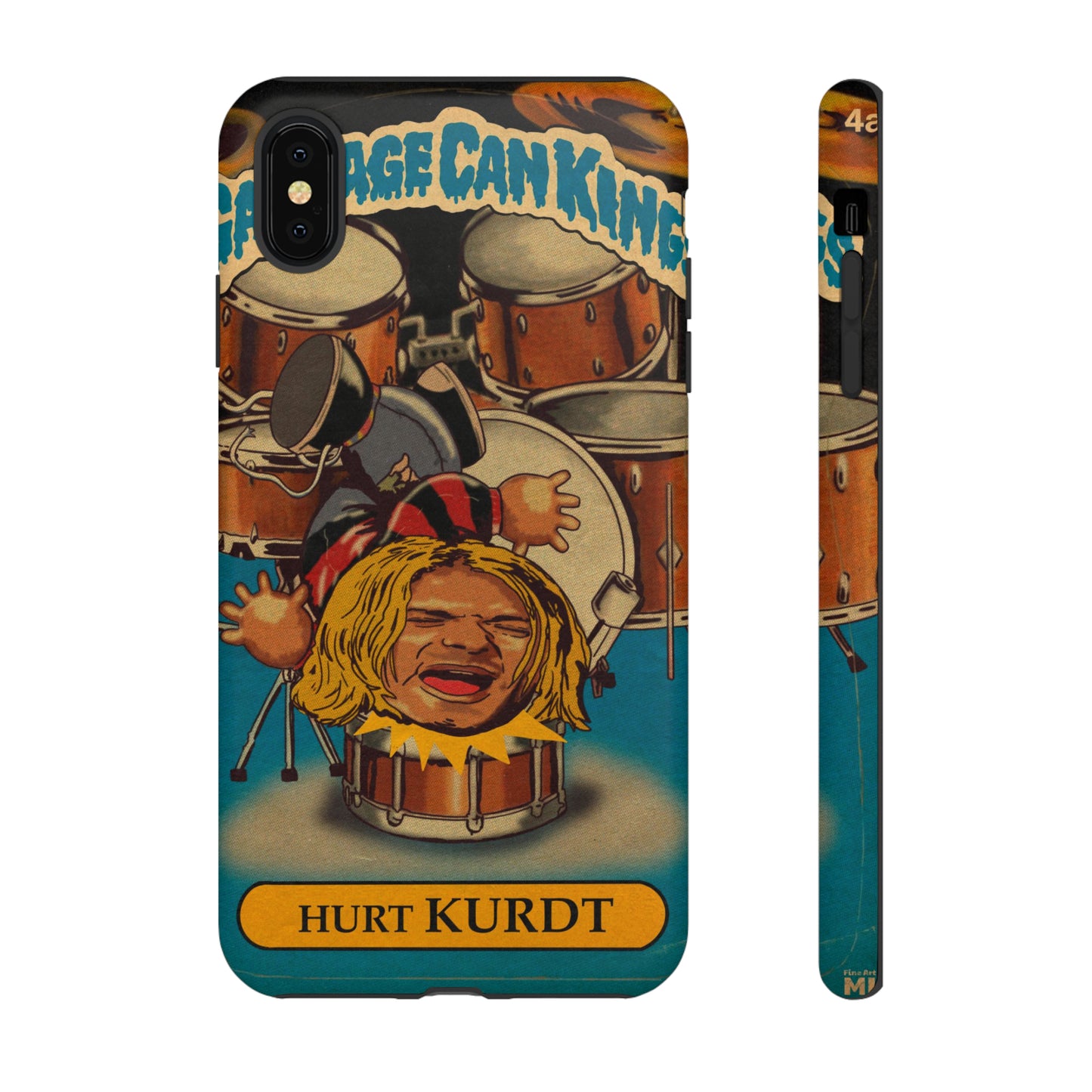 Hurt KURDT - Garbage Can Kings - Nirvana - Tough Phone Cases