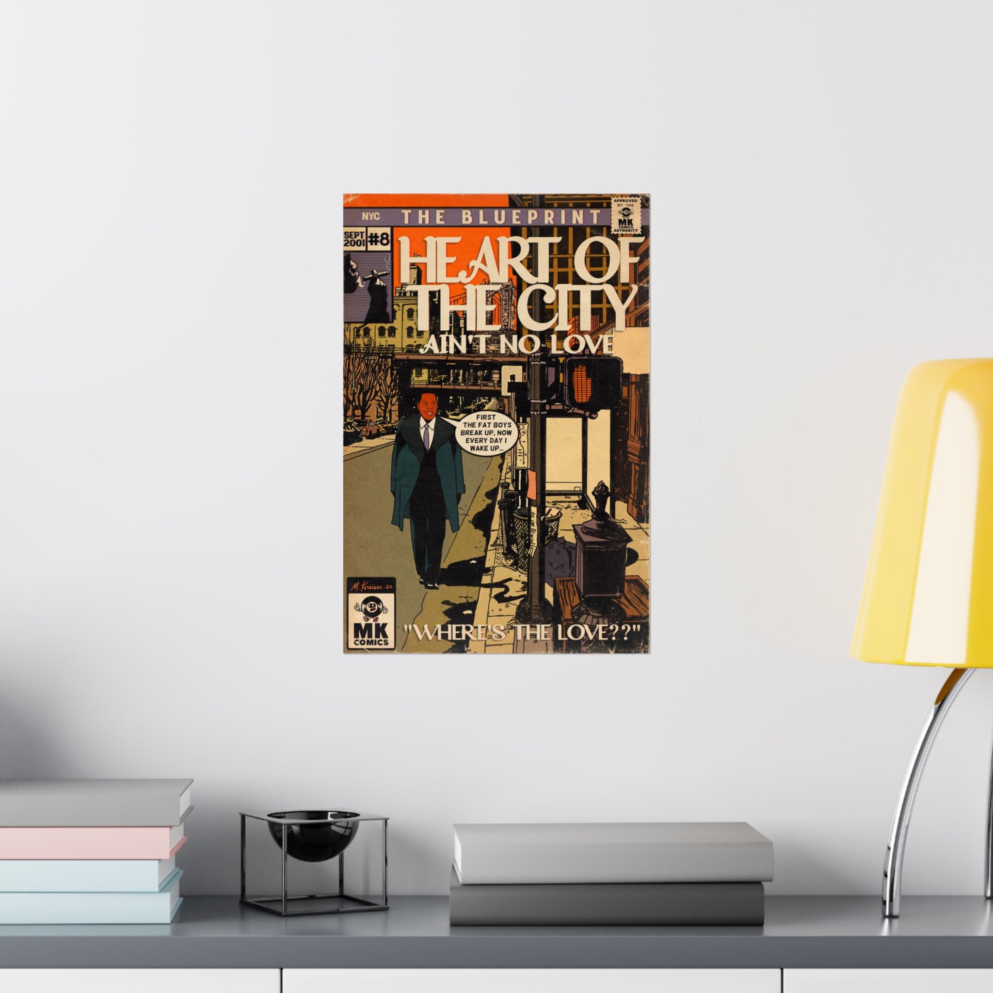 Heart Of The City - Vertical Matte Poster