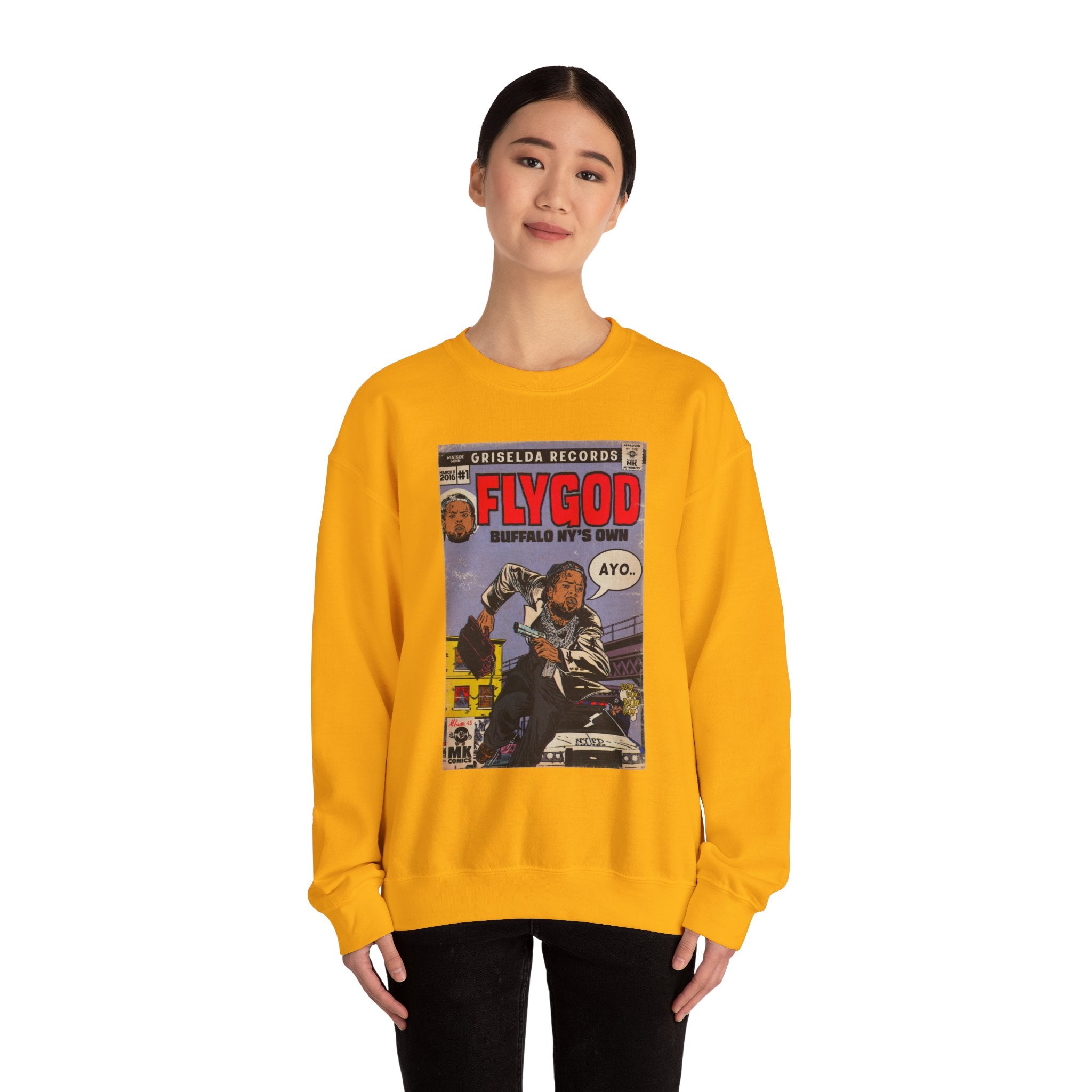 Flygod - Unisex Heavy Blend™ Crewneck Sweatshirt