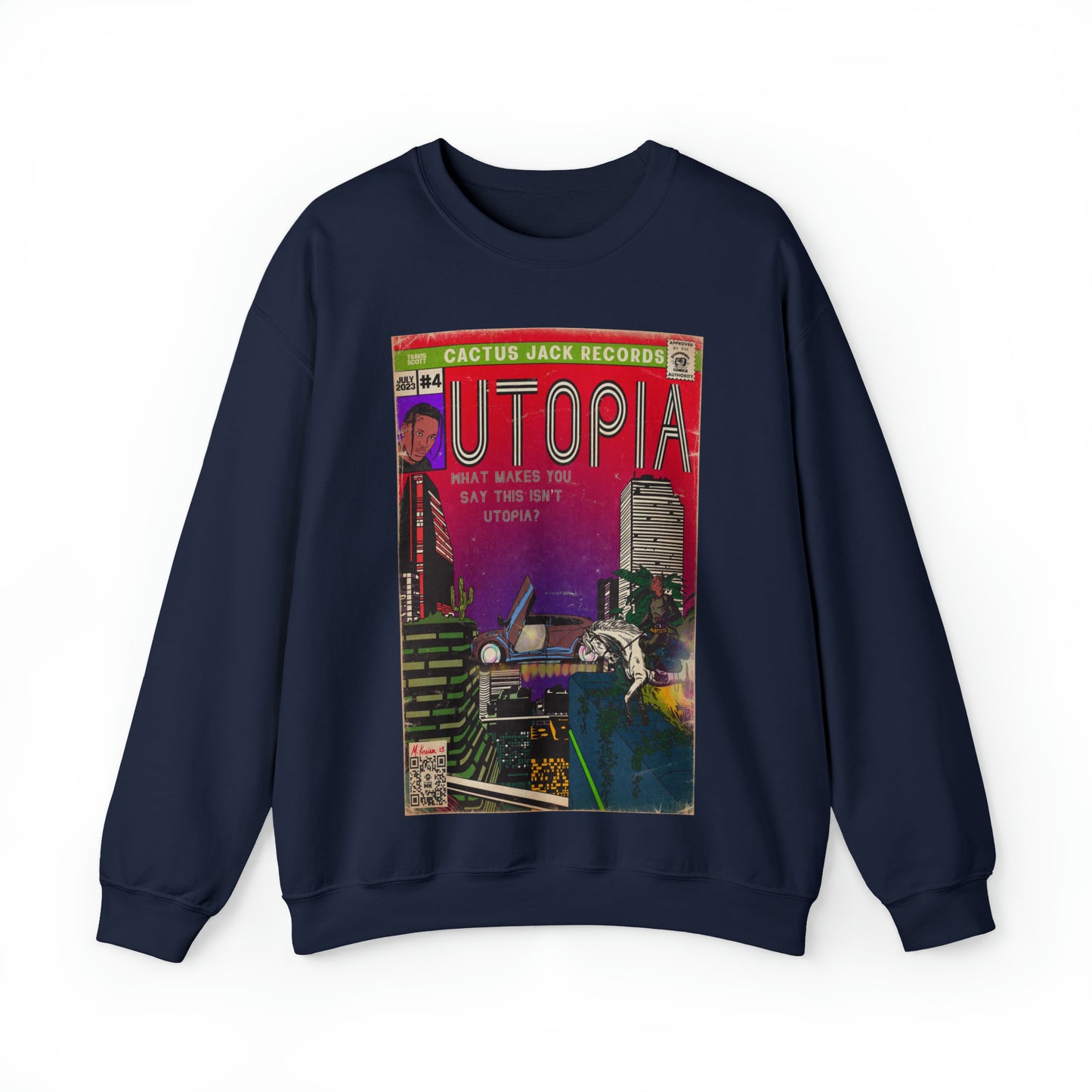 Travis Scott - Utopia - Unisex Heavy Blend™ Crewneck Sweatshirt