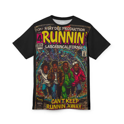 Runnin' - Unisex Cut & Sew Tee (AOP)