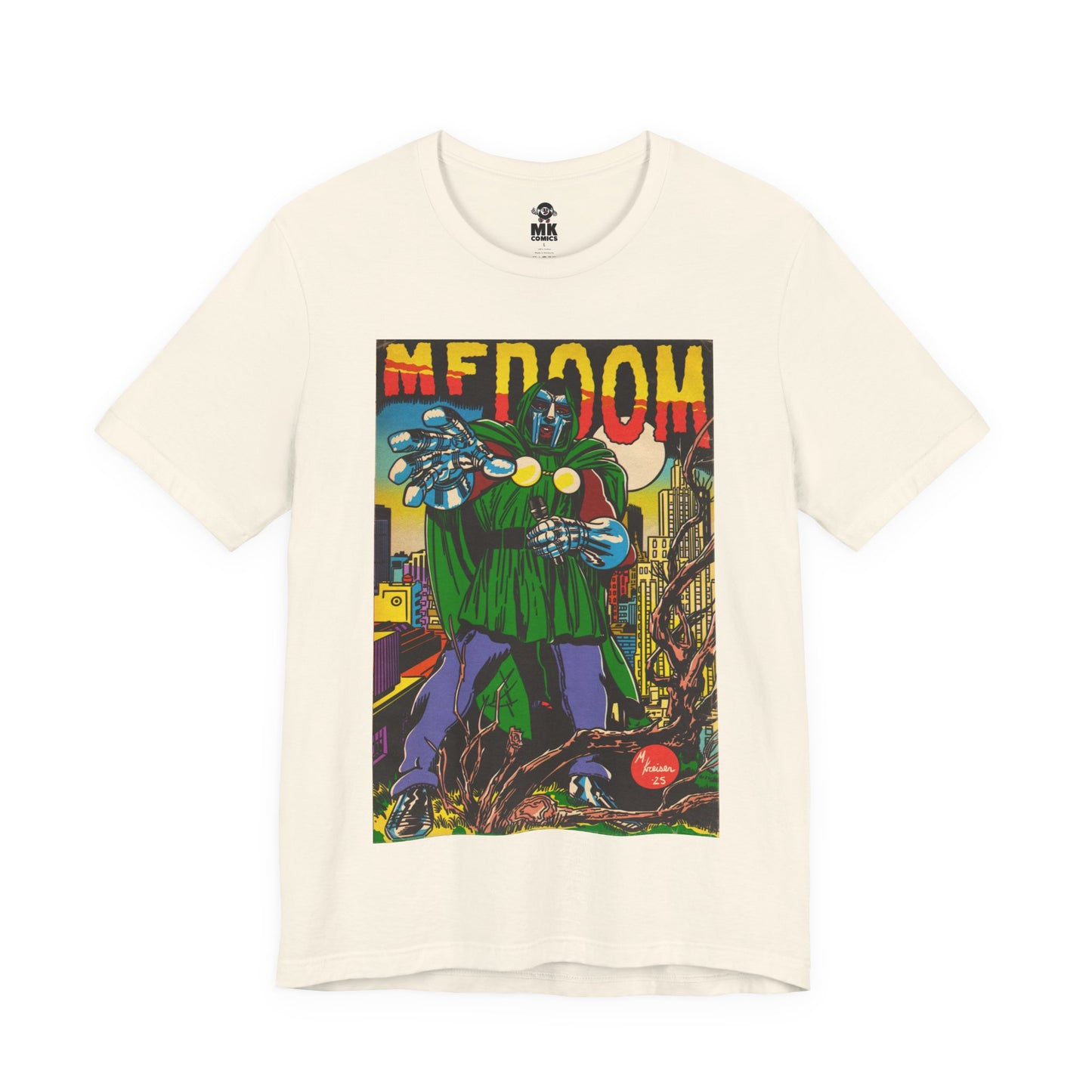 DOOM - Comic Book Art - Unisex Jersey T-Shirt