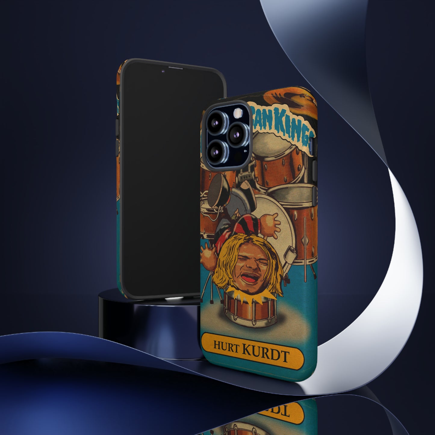 Hurt KURDT - Garbage Can Kings - Nirvana - Tough Phone Cases