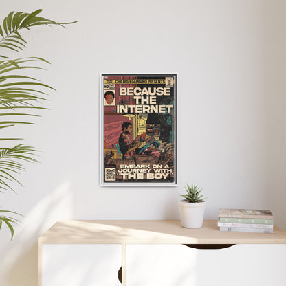 Childish Gambino - Because the Internet - Gallery Canvas Wraps, Vertical Frame
