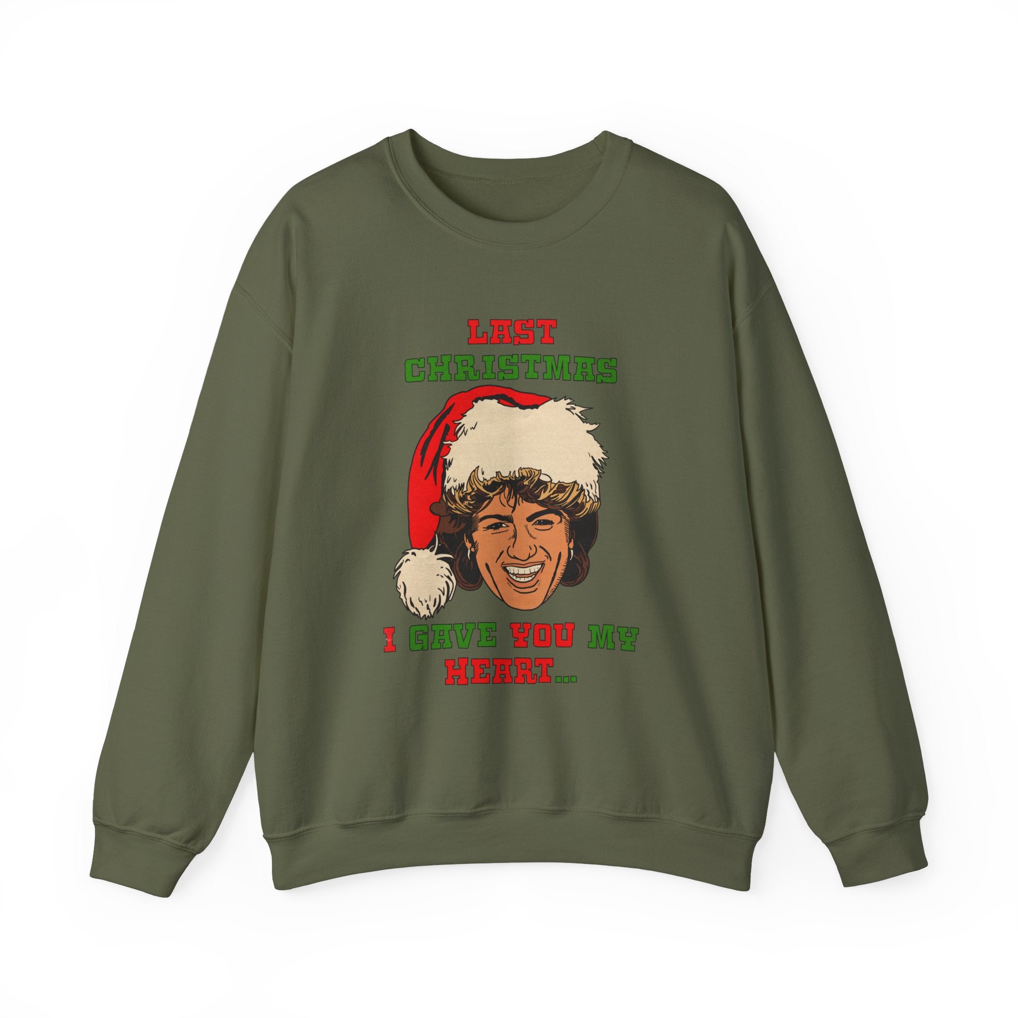 WHAM - George Michael - Last Christmas- Unisex Heavy Blend™ Crewneck Sweatshirt