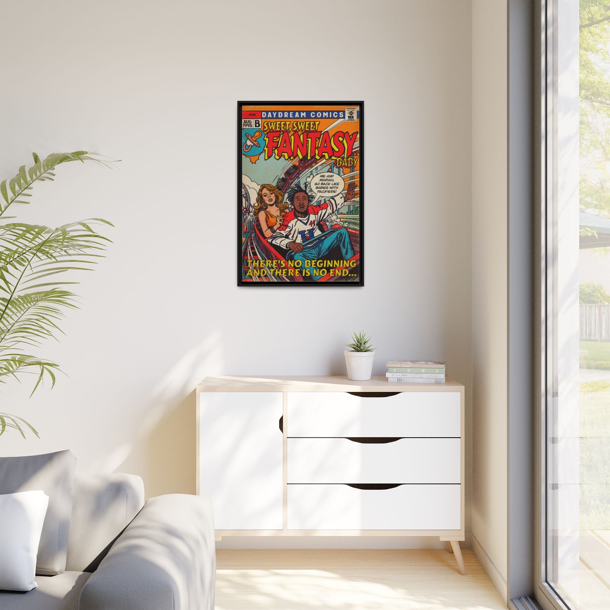 Fantasy Remix - Matte Canvas, Framed (Multi-color)
