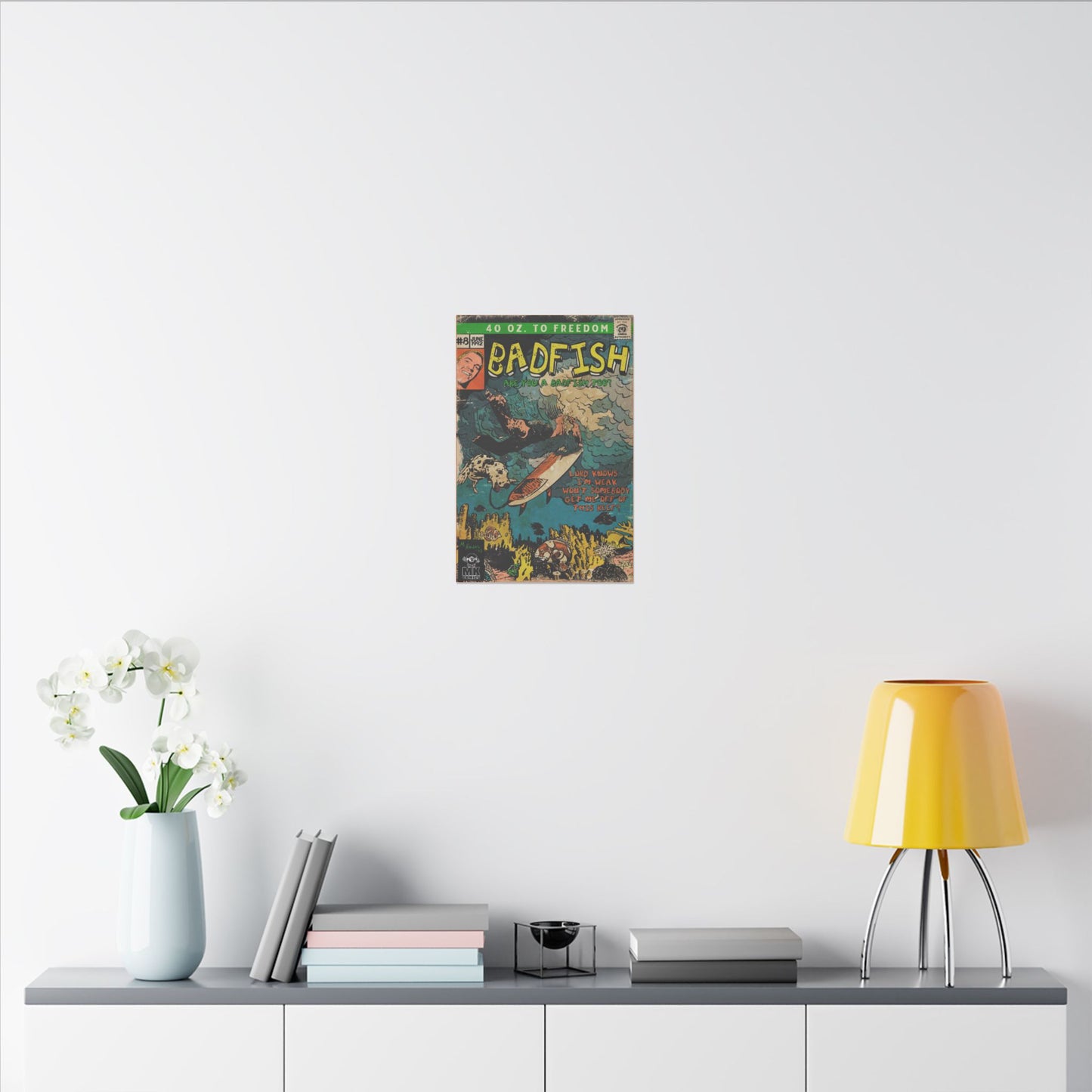 Badfish - Matte Canvas, Stretched, 0.75"