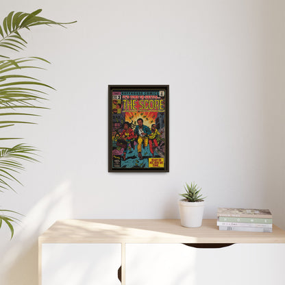 The Score - Matte Canvas, Framed (Multi-color)