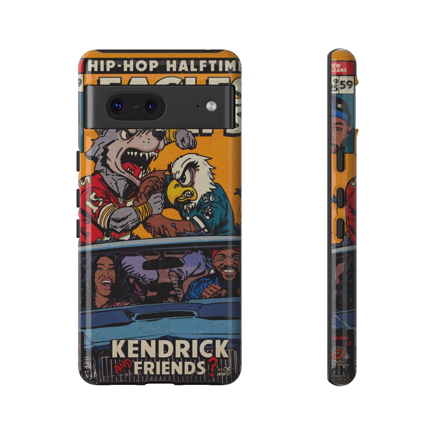Kendrick & SZA - 2025 Halftime - Eagles vs Chiefs - Tough Phone Cases