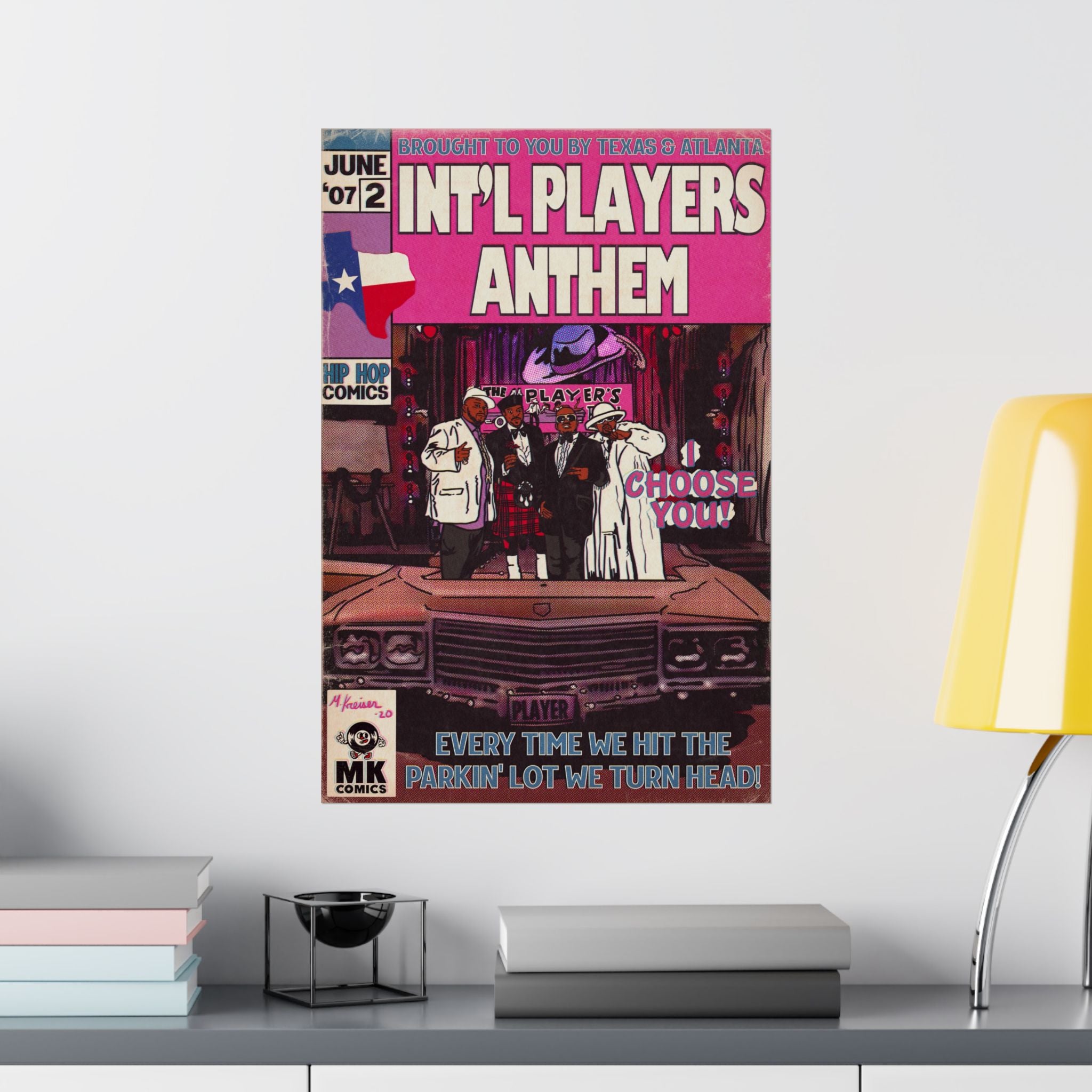 Int’l Players Anthem - Vertical Matte Poster
