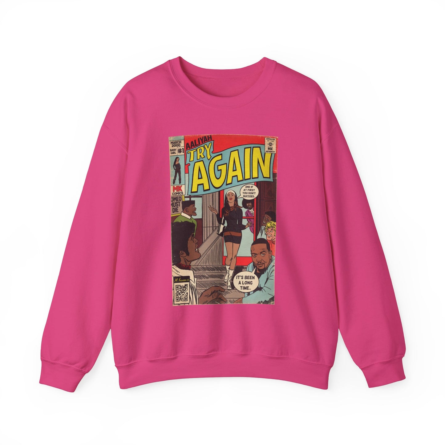 Aaliyah - Try Again - Unisex Heavy Blend™ Crewneck Sweatshirt