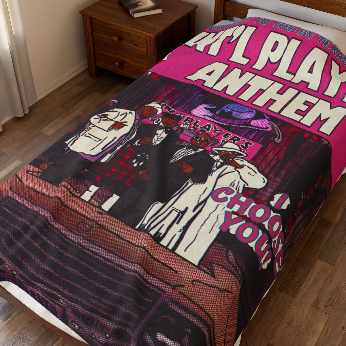 Int'l Players Anthem - Velveteen Plush Blanket