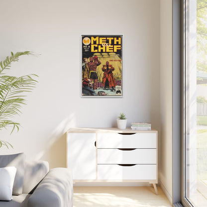 Method Man & Raekwon - Meth vs. Chef - Gallery Canvas Wraps, Vertical Frame