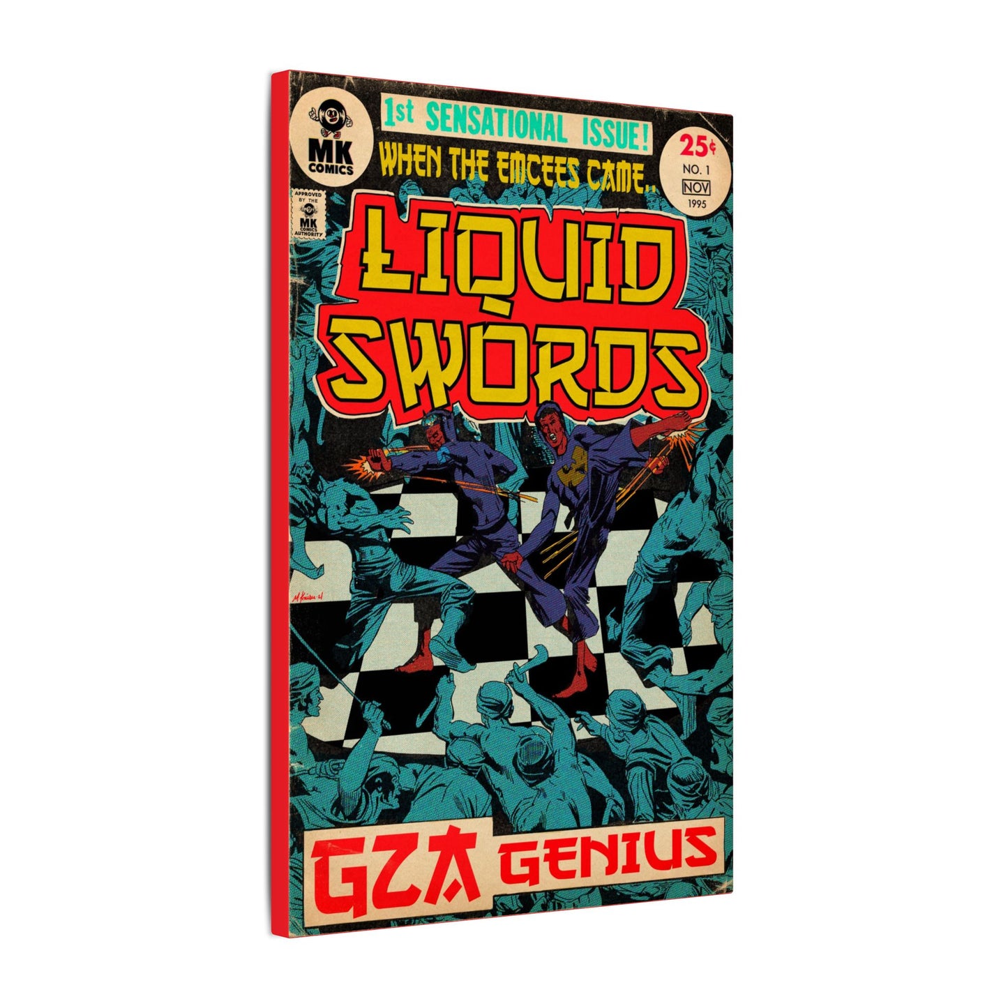 Liquid Swords - Matte Canvas, Stretched