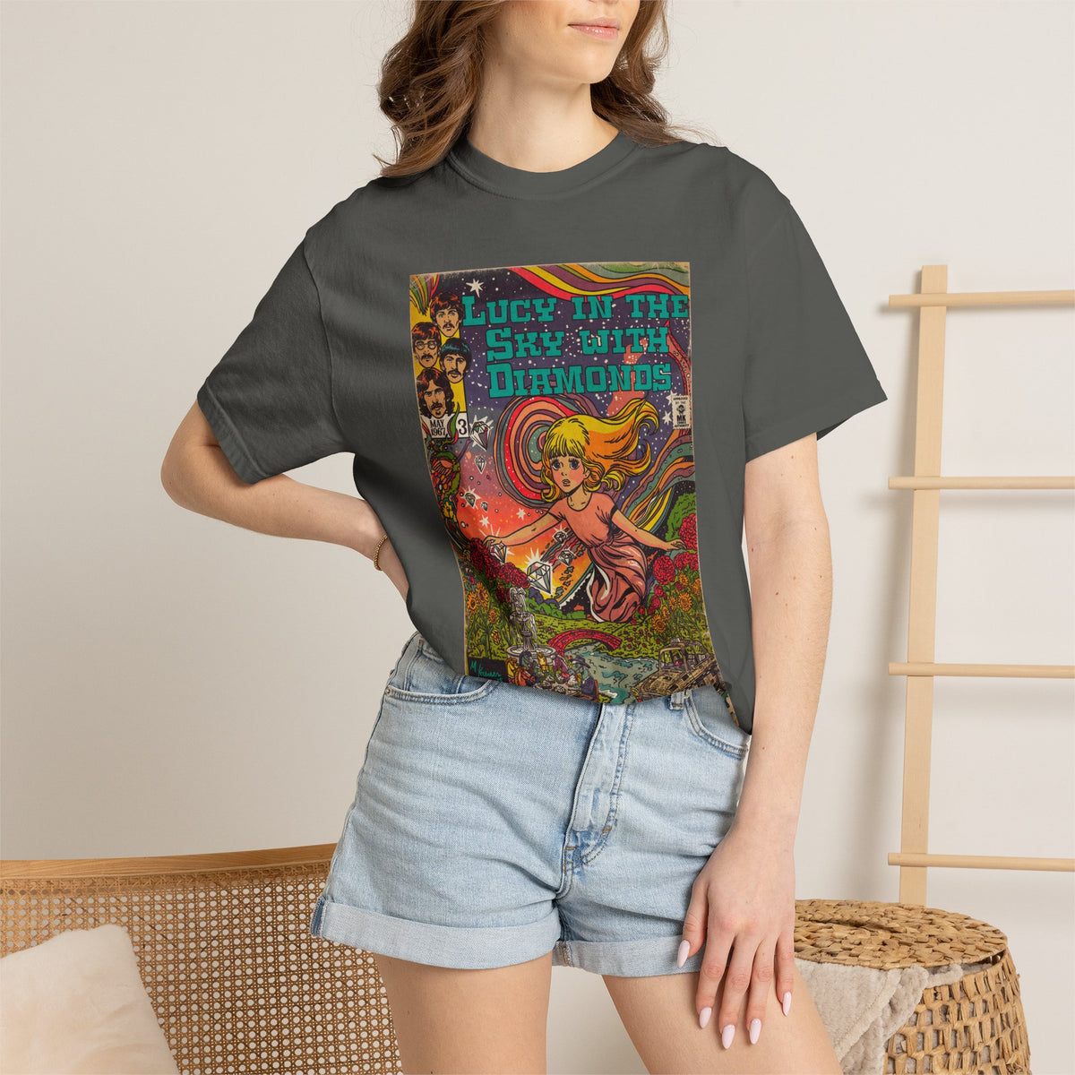 Lucy in the Sky with Diamonds - Unisex Comfort Colors T-shirt