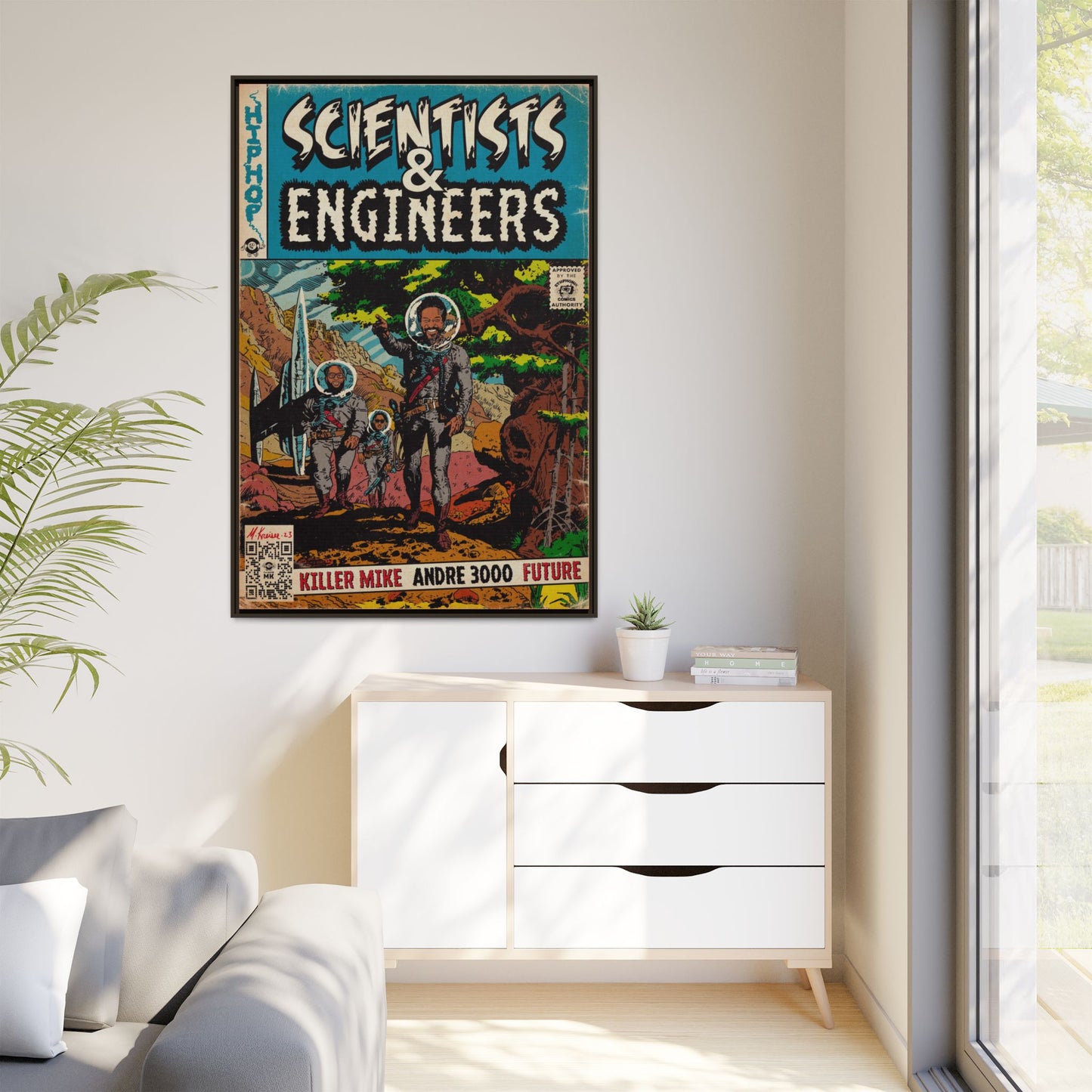 Killer Mike - Scientists & Engineers - Andre 3000 - Future - Gallery Canvas Wraps, Vertical Frame