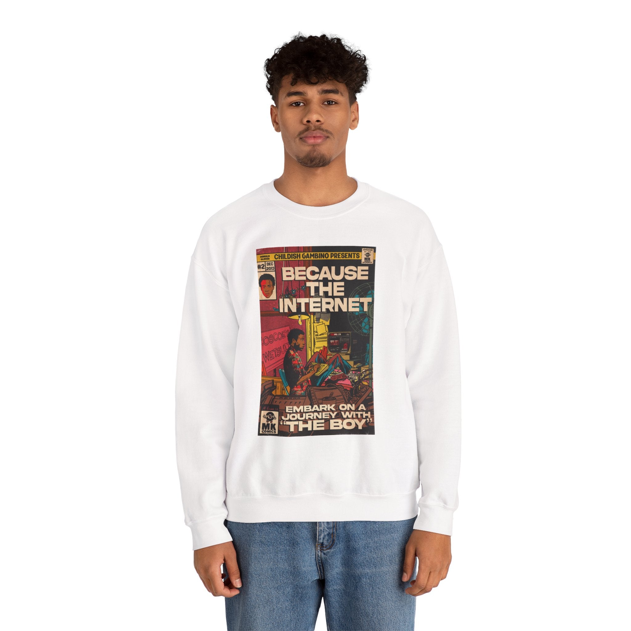 Because The Internet - Unisex Heavy Blend™ Crewneck Sweatshirt